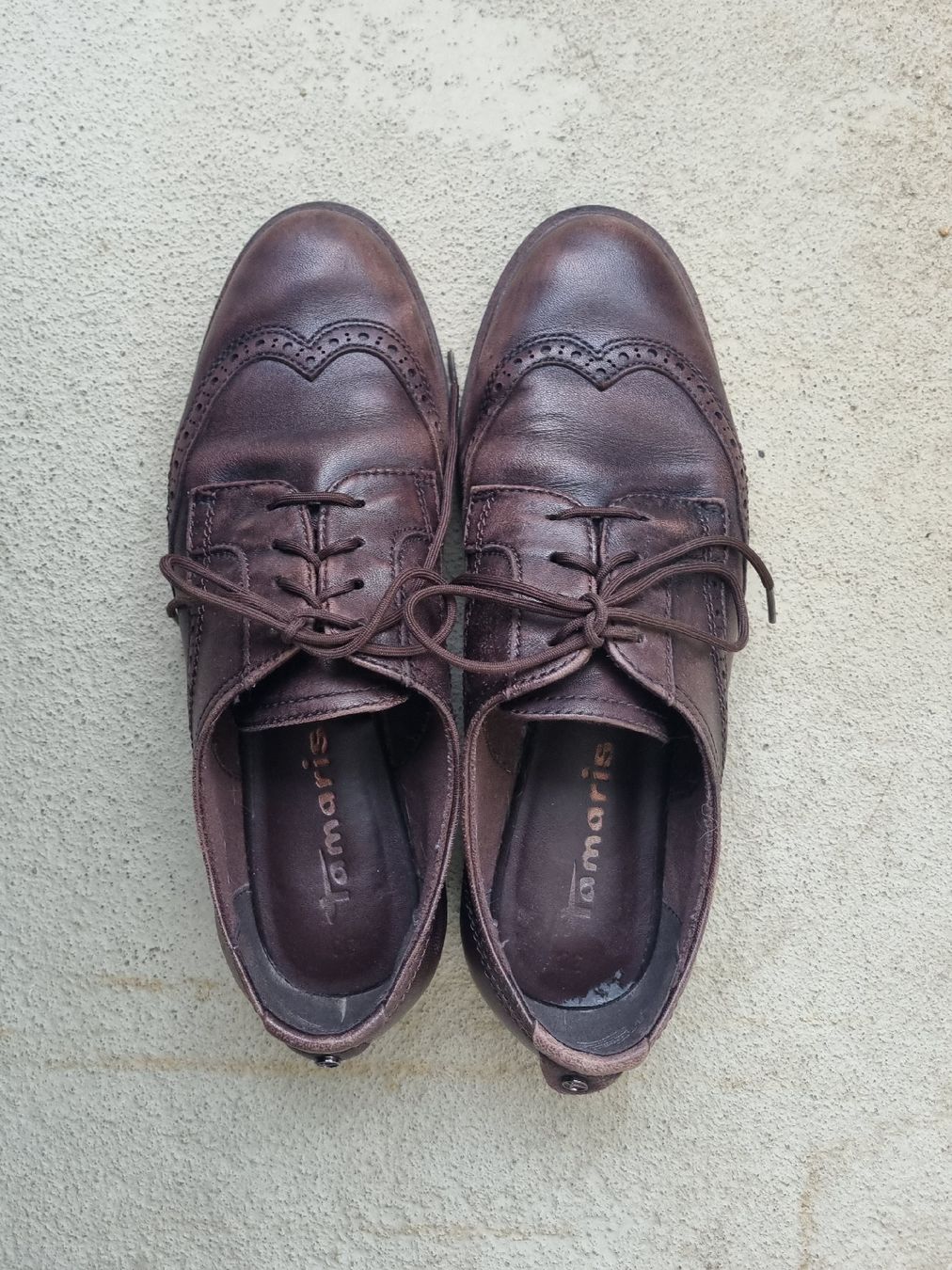 Tamaris Scarpe da donna: Schnürschuhe, Leder, braun, Grösse 38 – Usato da Olten venduto da User.xyz 2