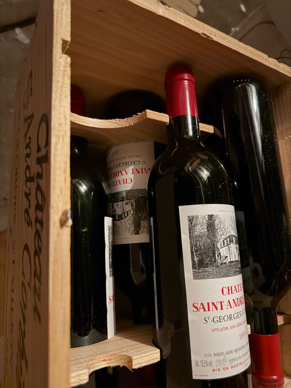 Vino: Château Saint-André Corbin 1995 Saint-Georges-Saint-Emilion – Nuovo (secondo la descrizione) da La Tour-de-Peilz venduto da avediscipule 5
