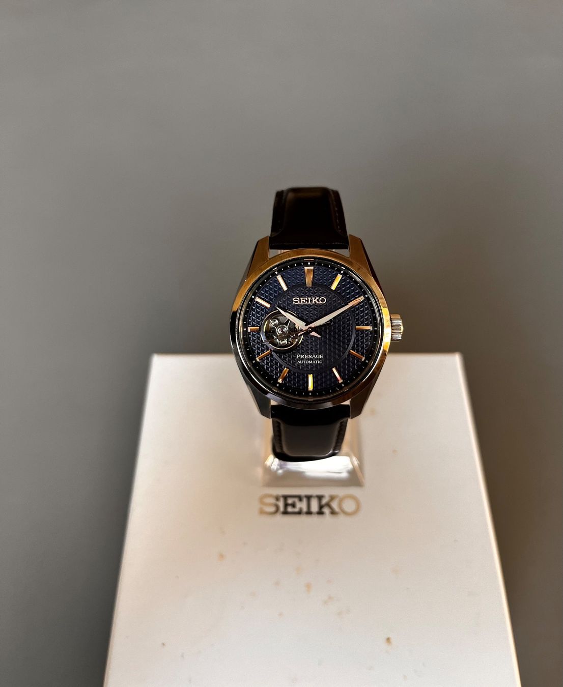Seiko Orologi: Seiko Presage Open Heart Automatic Mechanical Watch – Nuovo e nell'imballaggio originale da Pully venduto da agu_7dr5 2