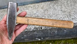 alter Schmiede Schlosser HAMMER 800 Gussstahl L 27cm