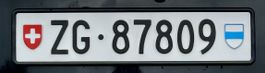Kennzeichen ZG 87809