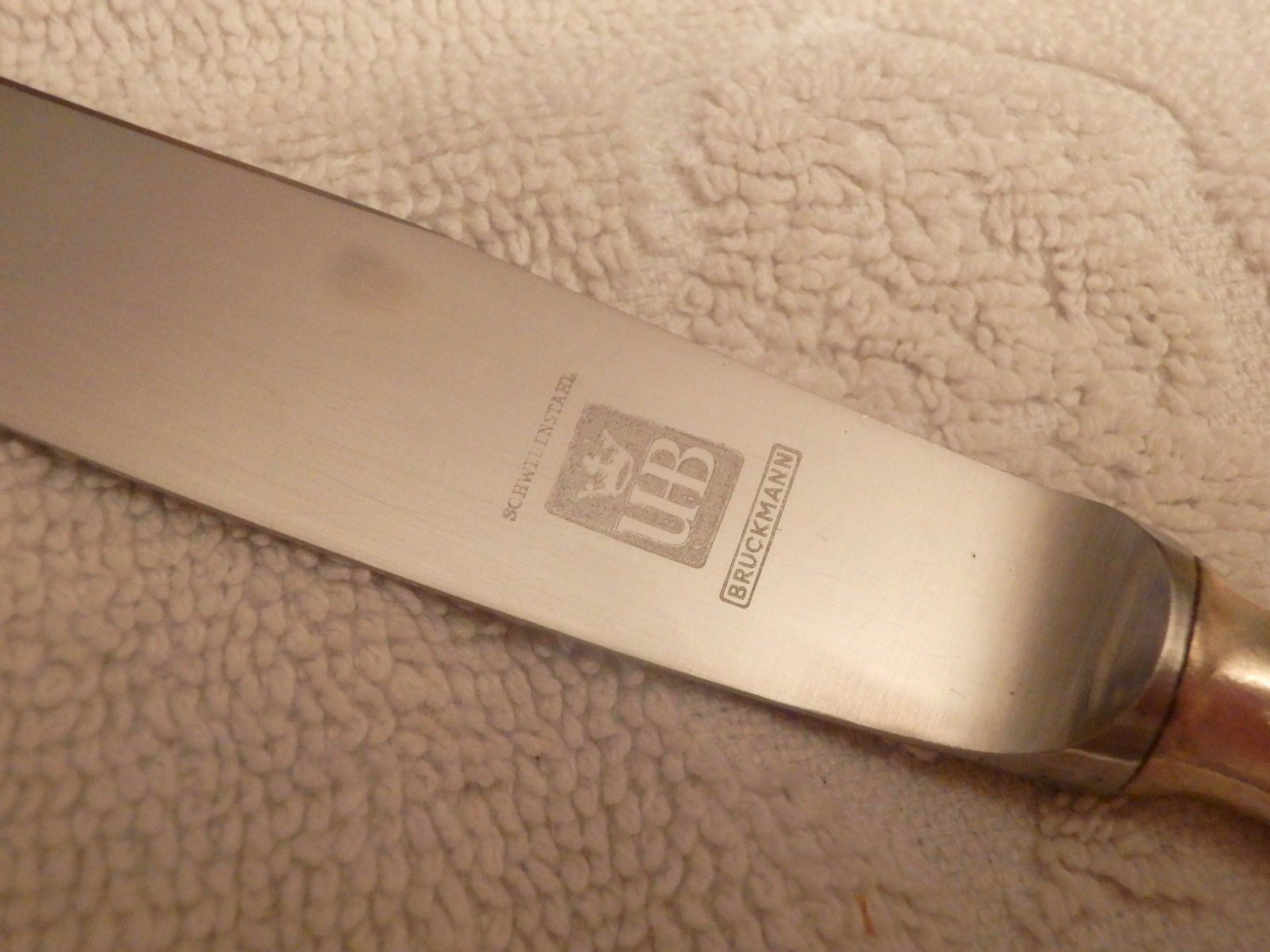 Coltelli da cucina: 5 verschiedene Menümesser, 20cm lang, Griffe versilbert – Usato da Ueberstorf venduto da dinbau 3
