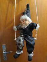 Dekorativer Vintage-Clown auf Schaukel, Sammlerstück