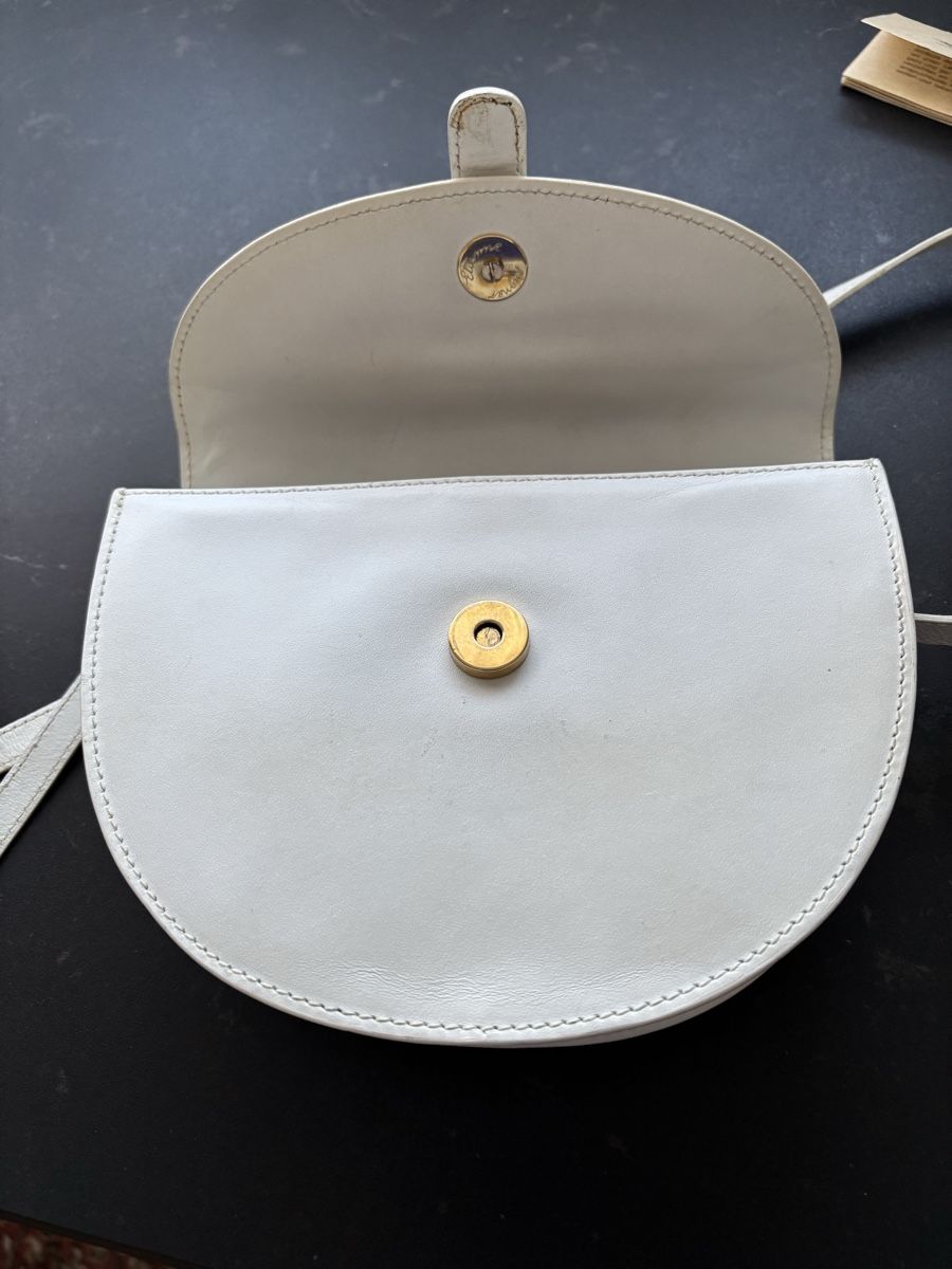 Borse da donna: AIGNER  LEDERTASCHE  weiss  – Usato da Buonas venduto da eluthi48 3