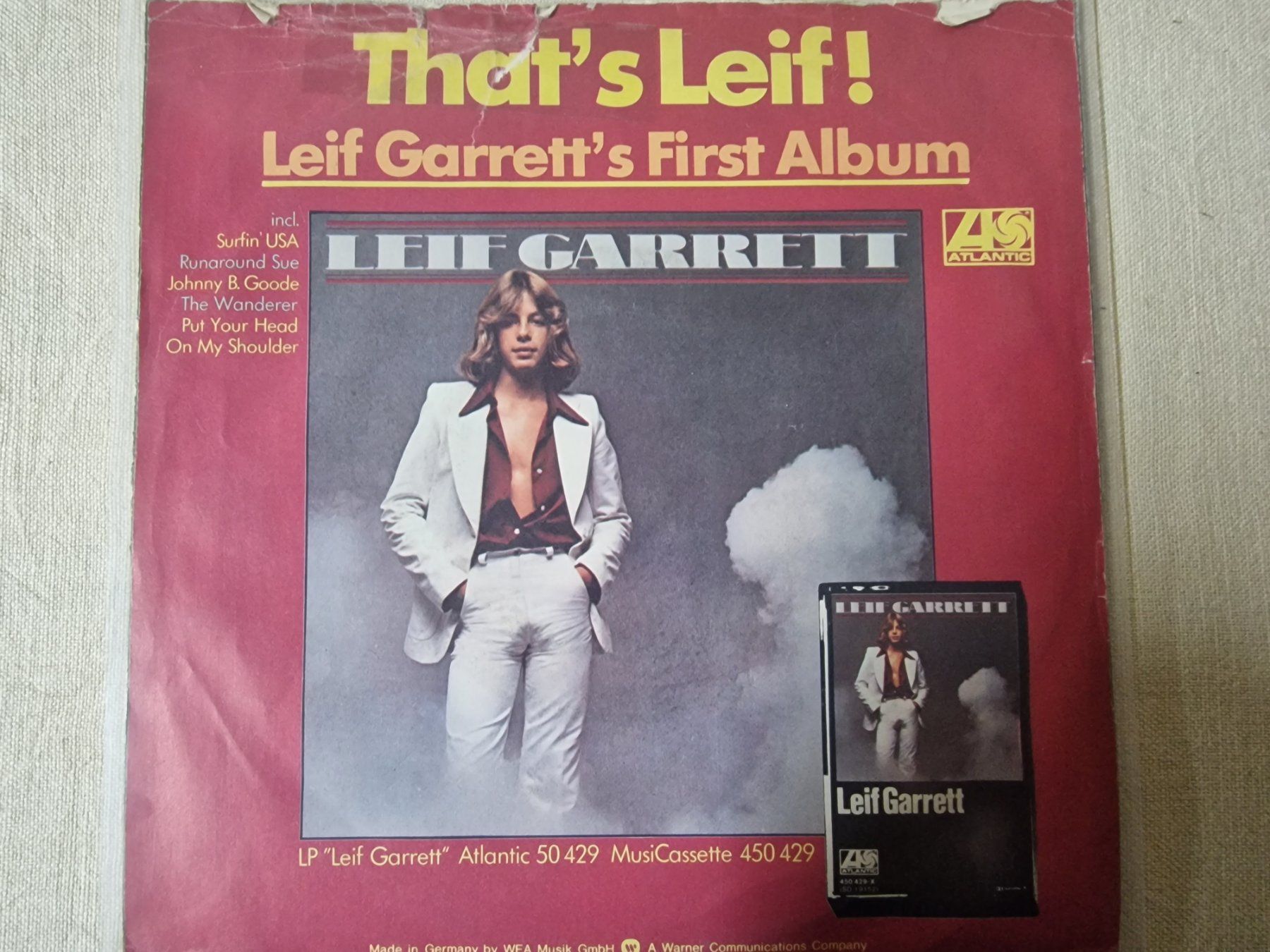 Dischi in vinile: Leif Garrett Single – Runaround Sue – Usato da Root venduto da atelier22 1