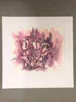 ROSEN Rosa rosso II, Aquarell, 38x31, 1994, Passepartout