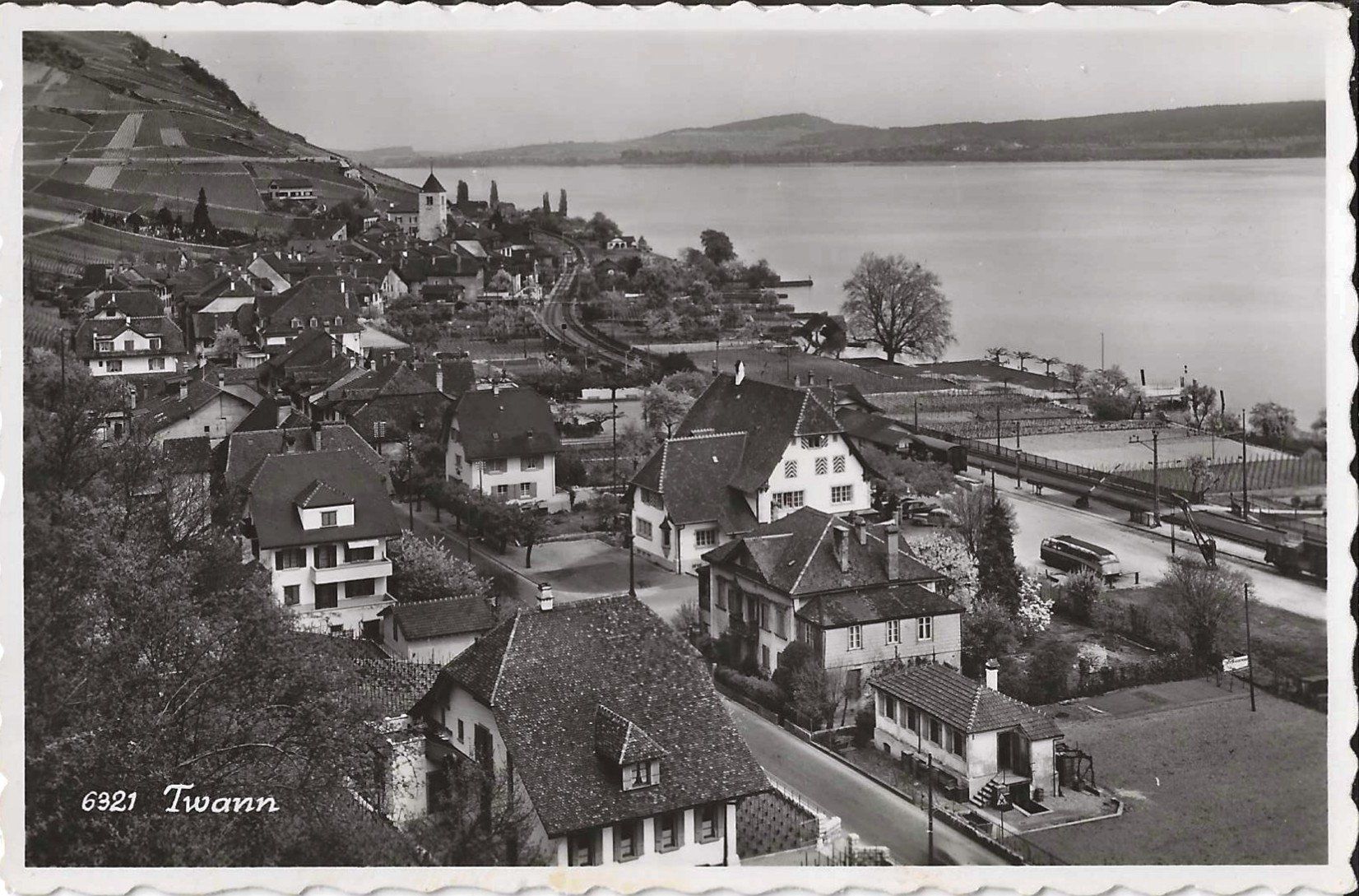 Cartes postales: Karte Twann 1953 – D'occasion à Zürich par Philacat11