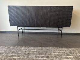 Sideboard SOMA RELIEF, lack matt Schwarz, wie neu Kauf 2026