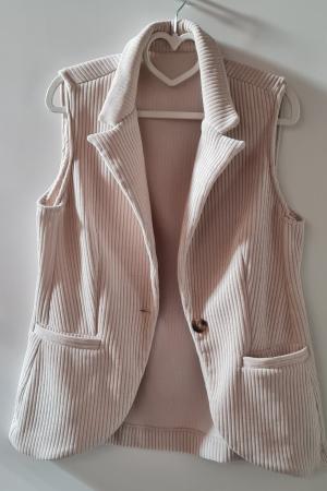 GiletBlazer in Cord - écru - Grösse M Anouk