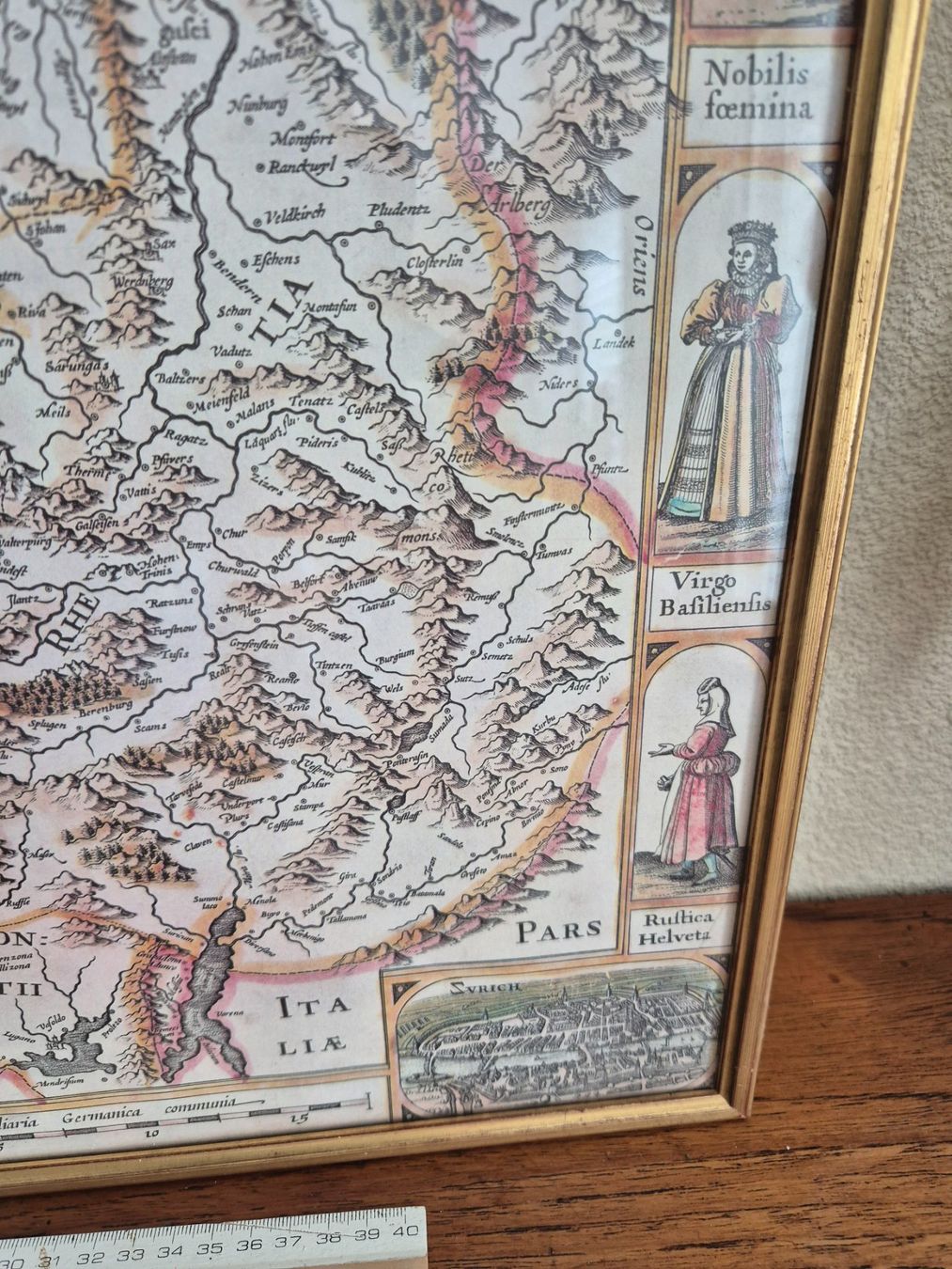 Foto & Immagini: Cadre Carte ancienne de la Suisse, Nova Helvbula – Usato da Fully venduto da tameab 6