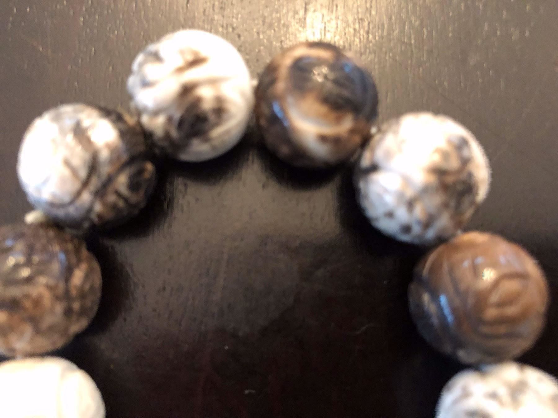 Bracciali & Braccialetti: SPEZIELLES ARMBAND MARMORISIERT, PERLE – Usato da Meggen venduto da Meggeni 3