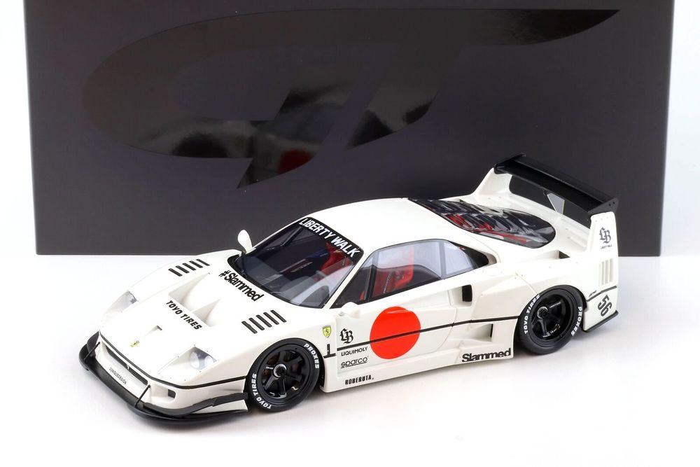 Ferrari F40 LB WORKS LBWK Liberty Walk white 2023 1/18 NEU (Neu und ...