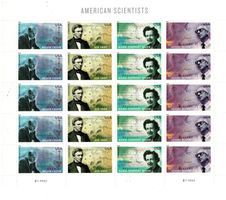 US American Scientists 1 KB selbstklebend neu