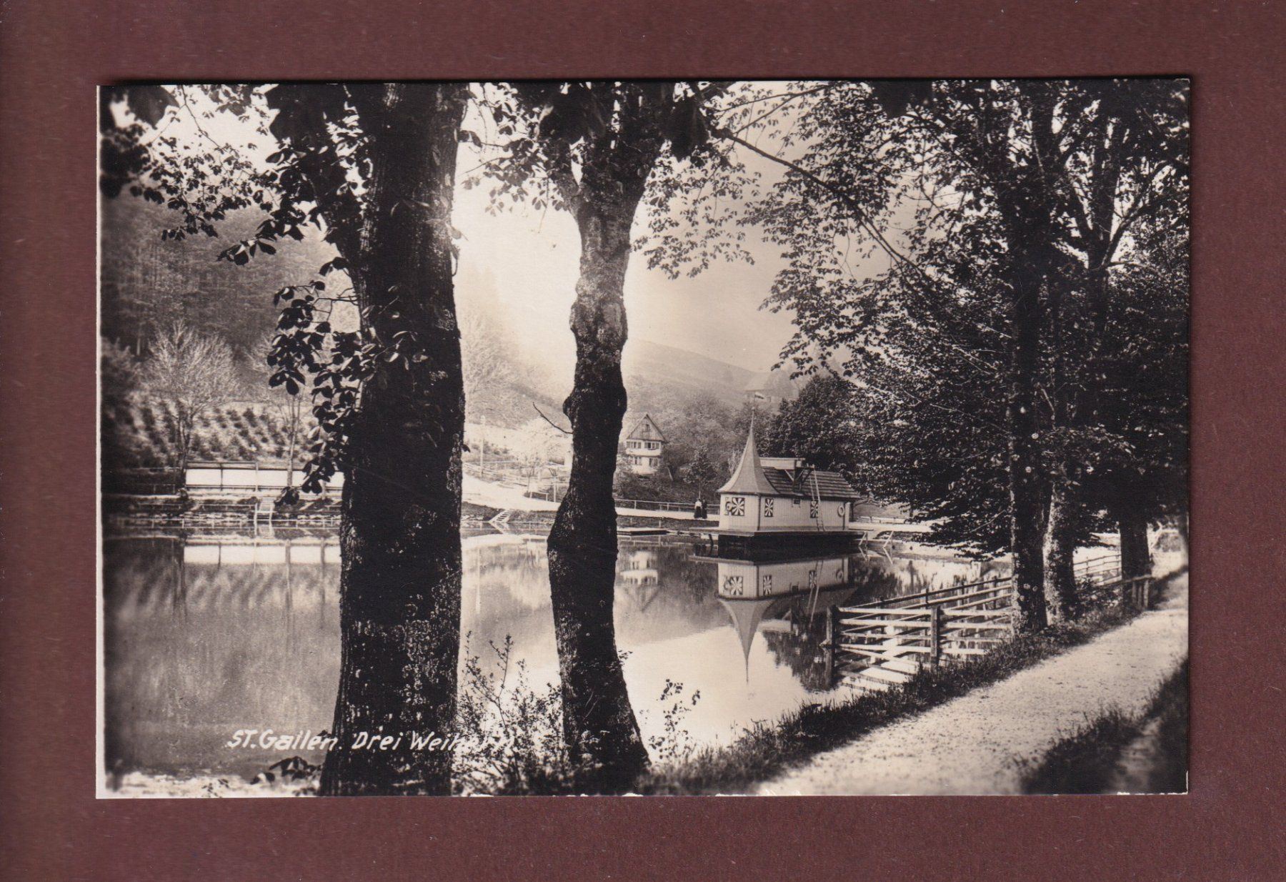 Cartoline postali: ST. GALLEN - Drei Weihern – Usato da Pully venduto da nicecards-shop