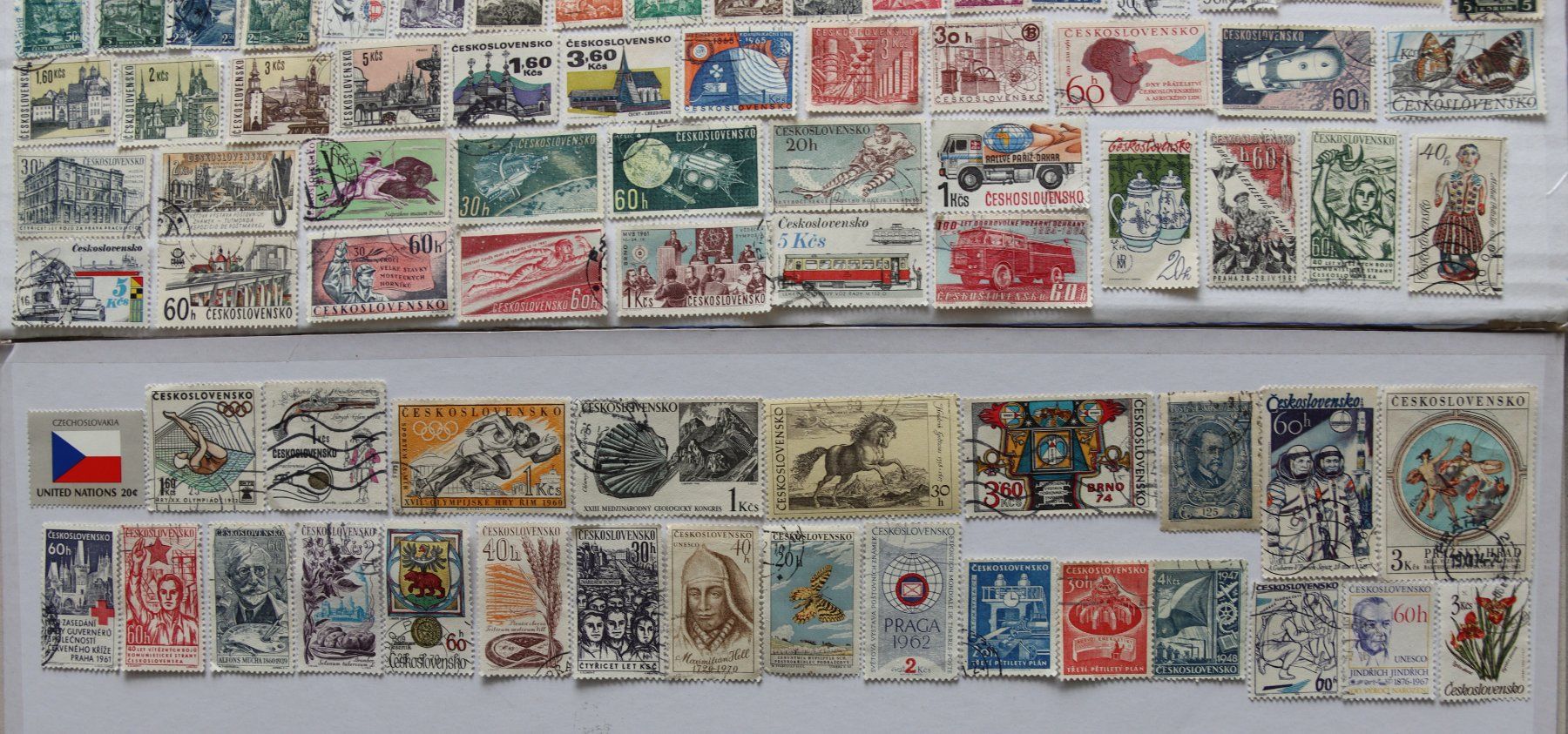 Tutti i francobolli: Briefmarken aus Tschechoslowakei – Usato da Oberentfelden venduto da lakipul 2