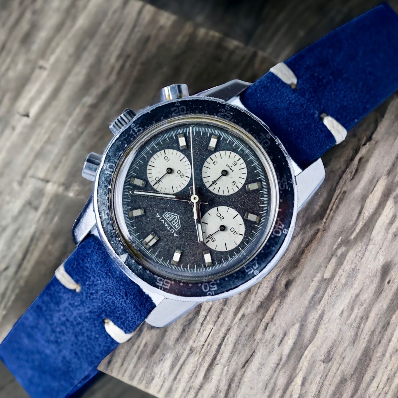 Tag Heuer Orologi: Heuer Autavia Ref.2446 C Vintage Chronograph – Usato da Morges venduto da 24time