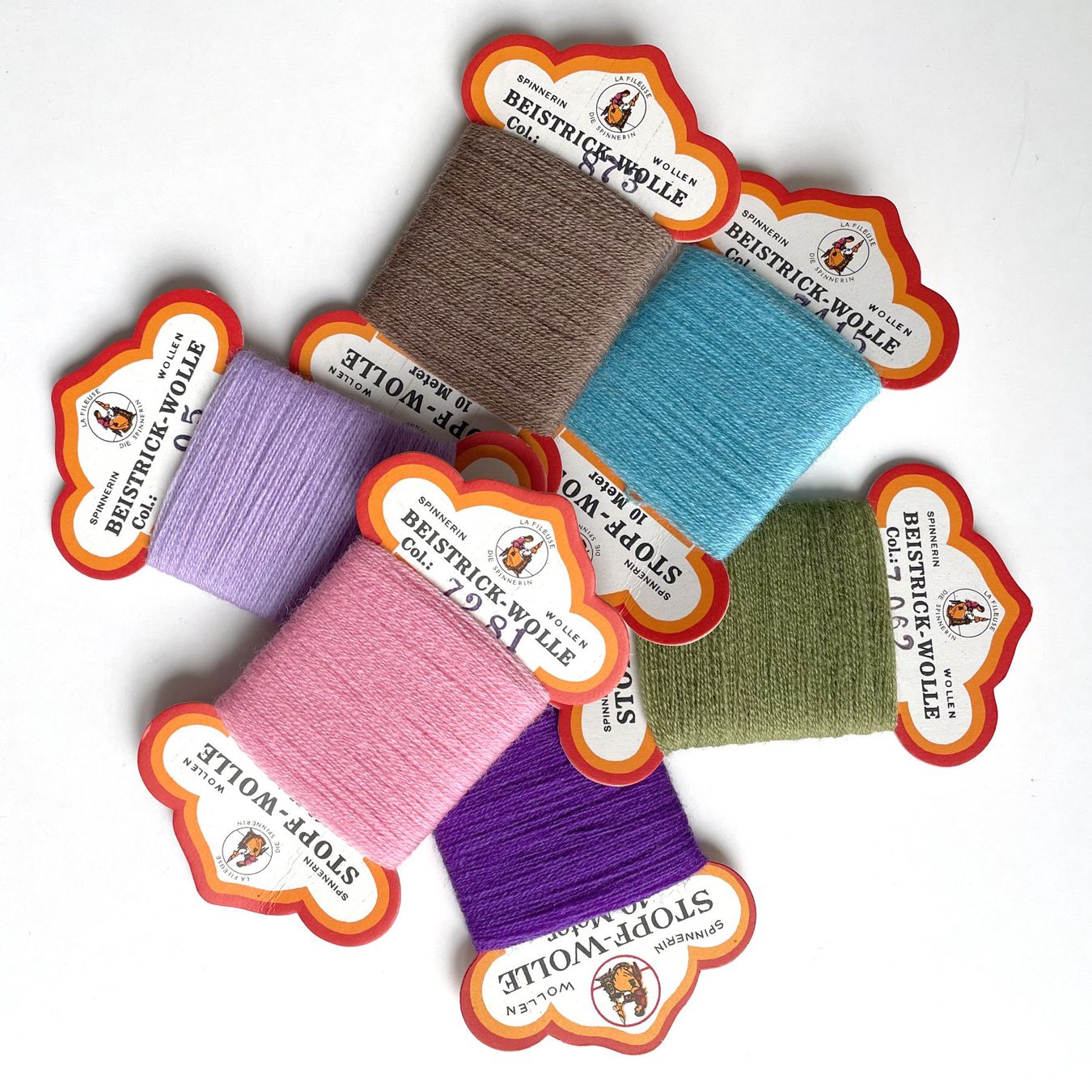 Lana: Stopfwolle Flicken Stopfen Upcycling visible mending Set 2 – Usato da Brüttisellen venduto da Buxus