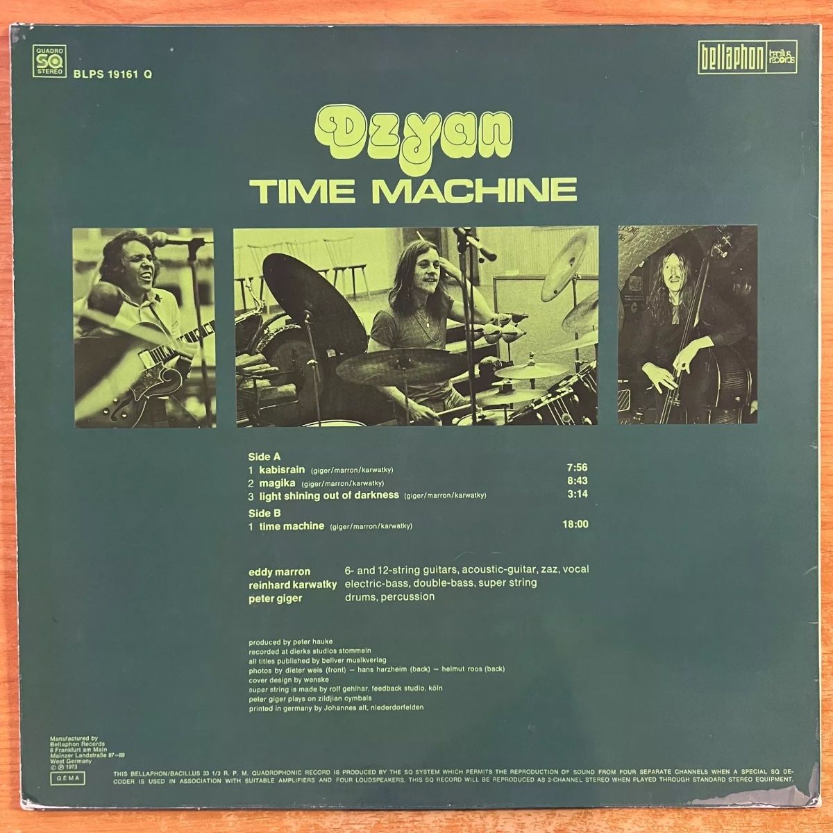 Dischi in vinile: Dzyan - Time Machine / 1. D-.Press. 1973 - Very nice Copy – Usato da Gais venduto da soundcave57 1