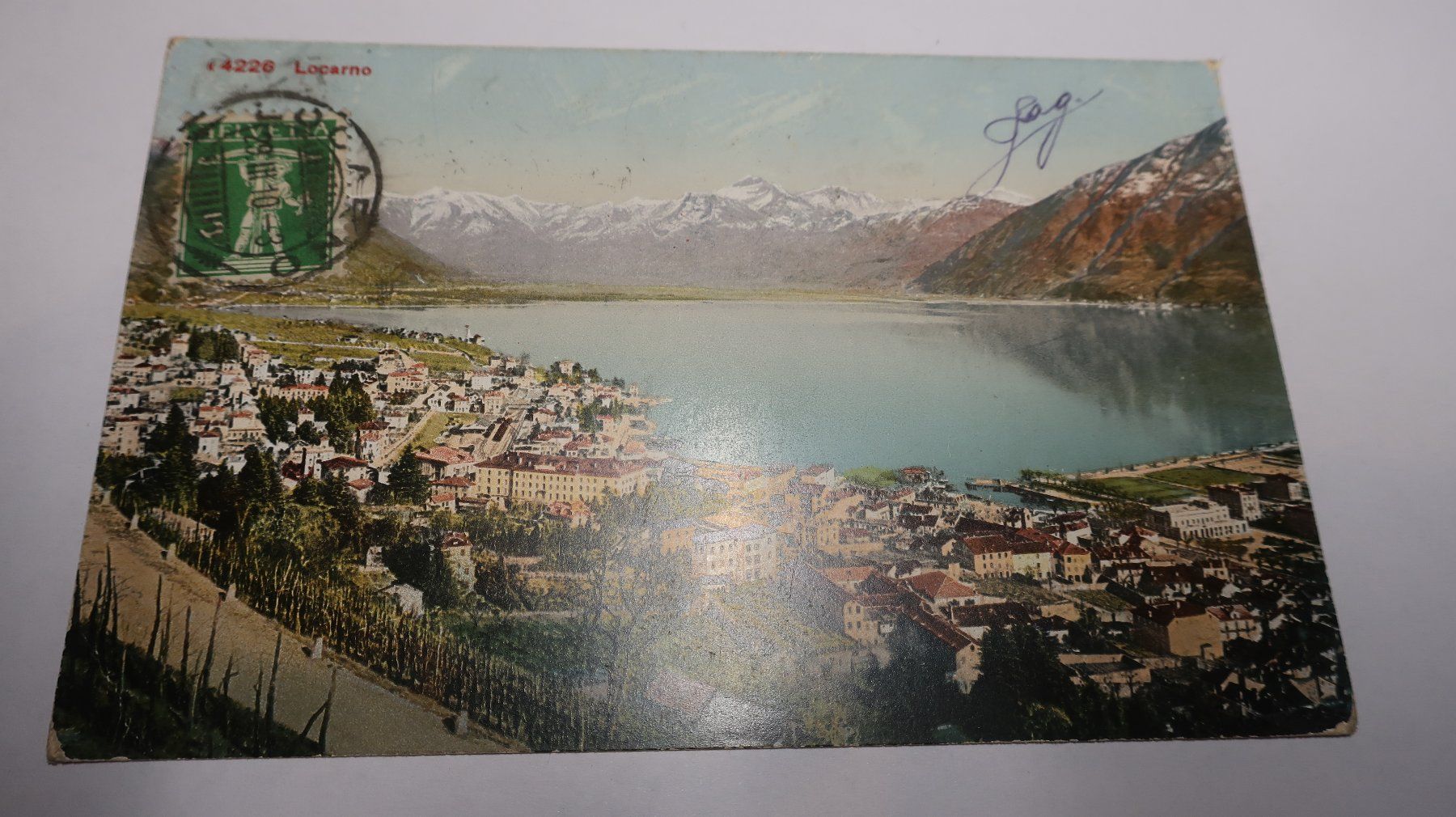 Ansichtskarten: Locarno  1910 – Gebraucht aus Cormoret von Pascalll2001 1