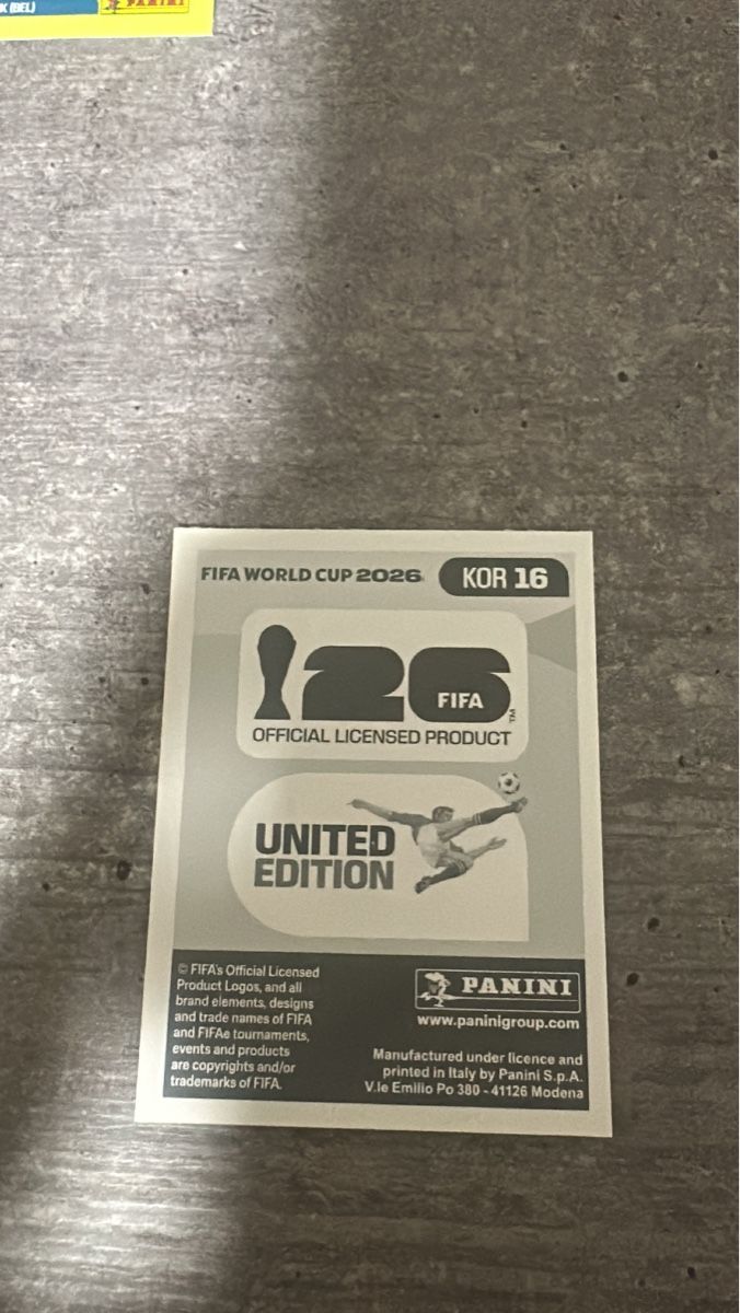 Panini Carte collezionabili: KOR 16 , FIFA WORLD CUP 2026 PANINI  – Nuovo (secondo la descrizione) da Frauenfeld venduto da 1PegPeg1 1