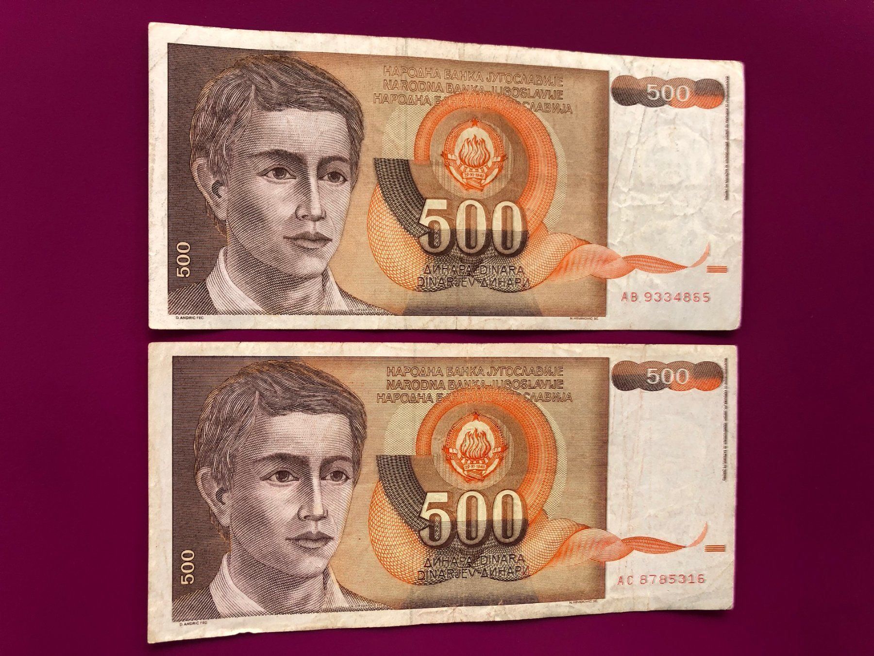 Banconote: HYPERINFLATION - Belgrad - Dinar - 2 [] – Usato da Pfäffikon SZ venduto da Sieben77