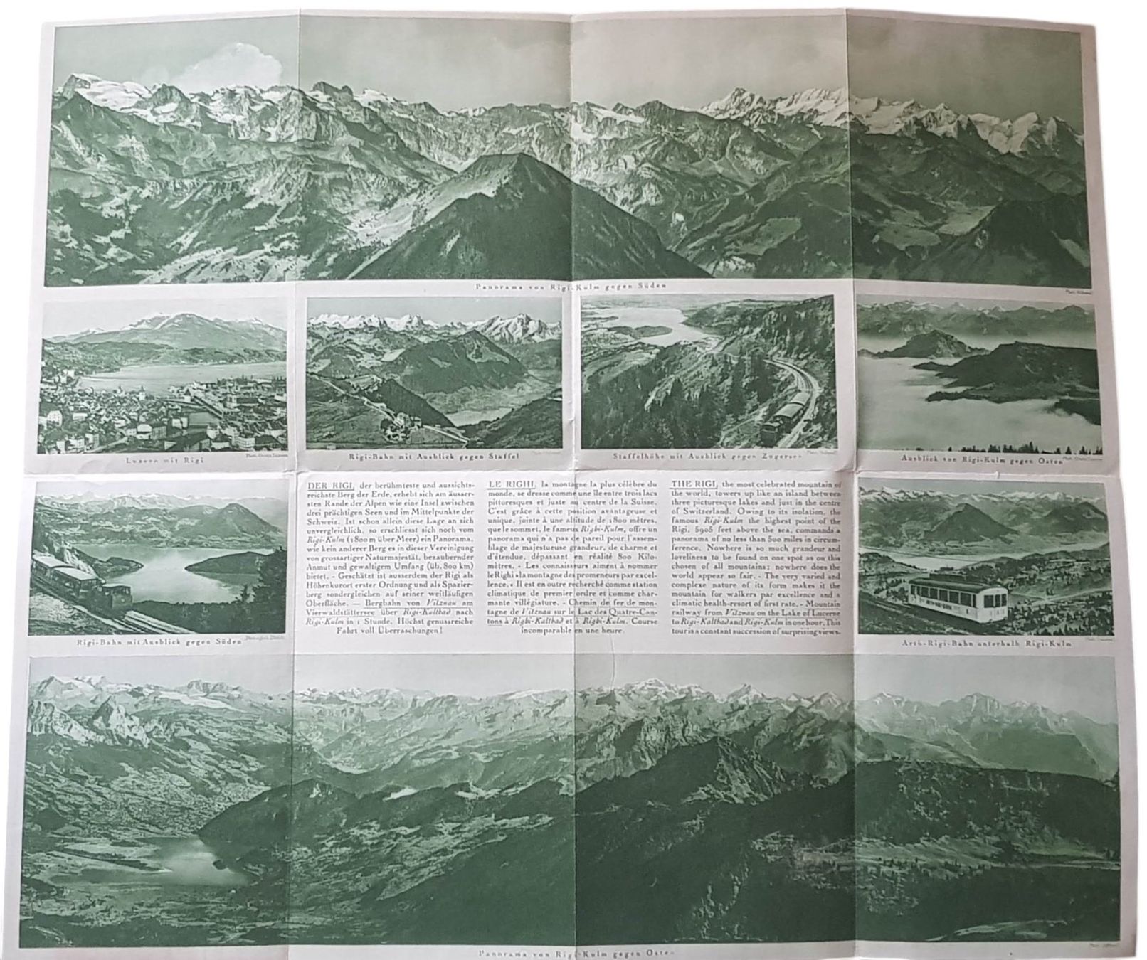 Documents: antike Broschüre Rigi Vitznau Schiffsfahrplan 1920er – D'occasion à Mörschwil par aik_x8mc 3