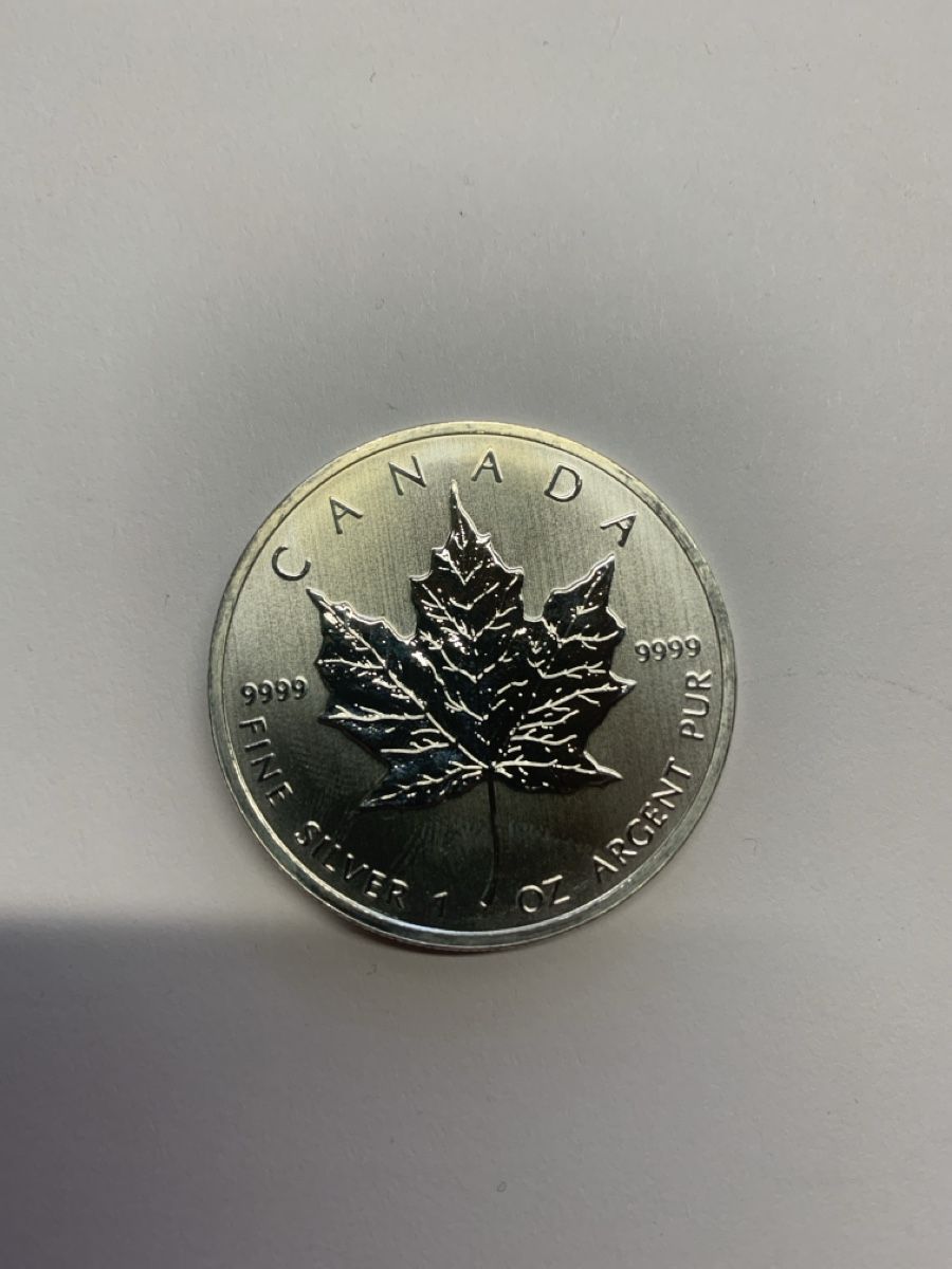 Tutti le monete: Kanada 5 Dollar Silbermuenze 1 oz 2013 Maple Leaf – Usato da Wiggen venduto da Antoniotto
