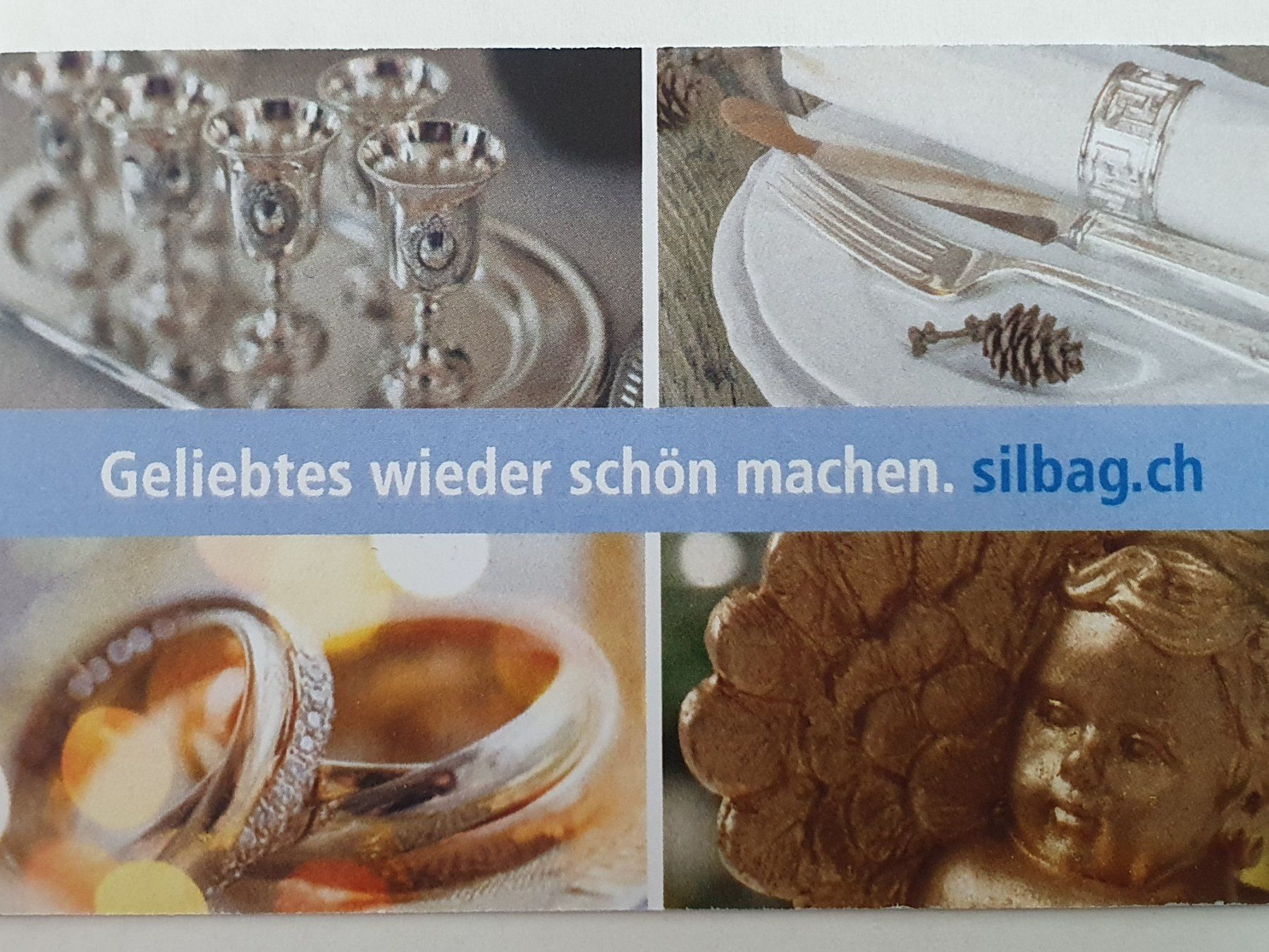 Tazze: 6 Stk. Eiskaffébecher Spring versilbert – Usato da Luzern venduto da Silbag97 4