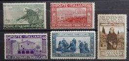 Italien Kat. 234, 236-239 **/* 1926