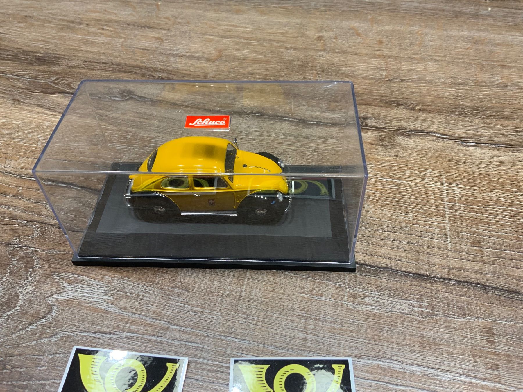 Schuco Modellini d'auto: Schweiz POST Auto Käfer Modellauto Schuco selten OVP! – Usato da Willisau venduto da Minali 2