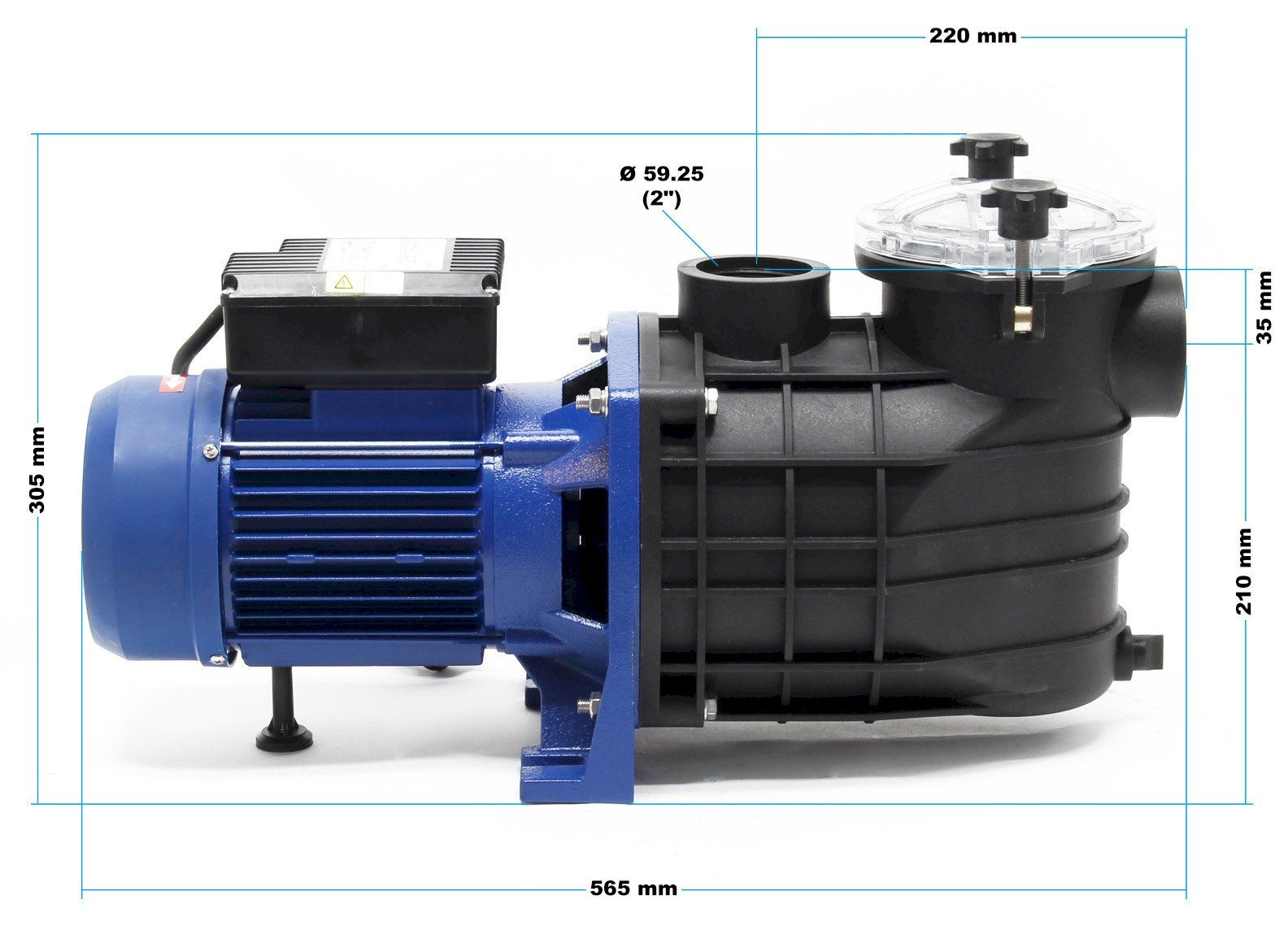 Pumpen & Teile: WilTec Poolpumpe 34800l/h 3000W – Neu und originalverpackt aus Bottighofen von zaap 5