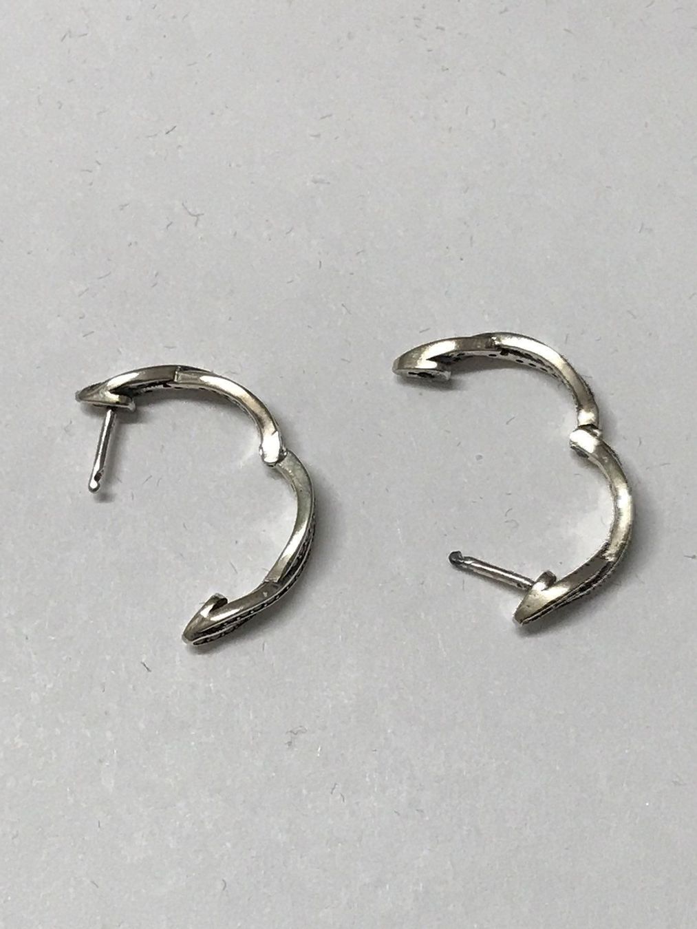 Orecchini pendenti & Orecchini a lobo: Sterlingsilberkreolen – Nuovo (secondo la descrizione) da Birmenstorf AG venduto da BMW.M5 3