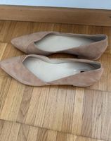 Högl Ballerinas Veloursleder Beige Gr. 40 - 40,5 Top Zustand