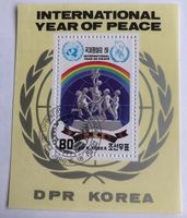 Nordkorea Block Briefmarken gestempelt