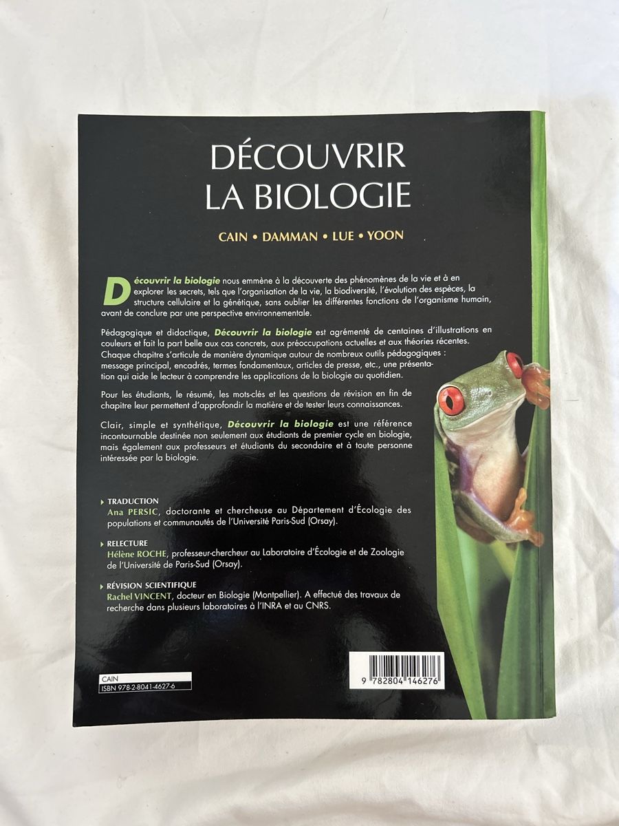 Libri: Découvrir la biologie CAIN – Usato da Genève venduto da Niara18 1