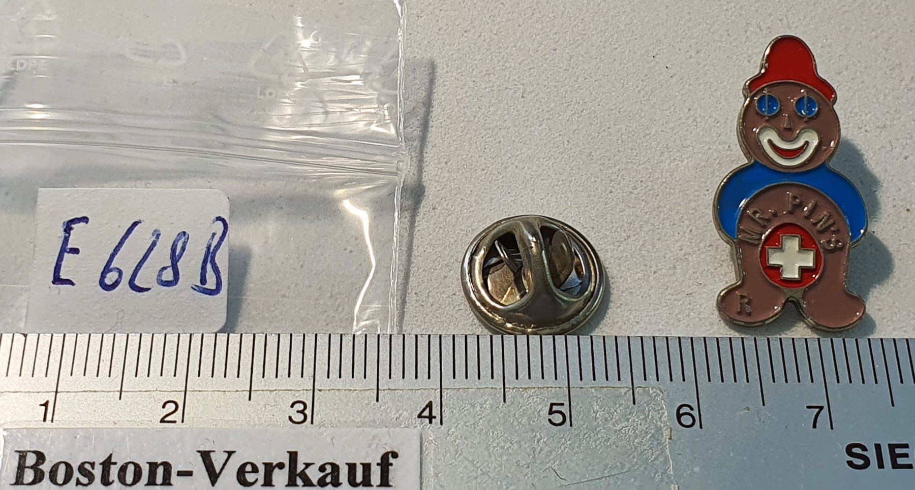 Placchette & Badge: E628B - Pin MR. PIN'S      R – Usato da Reinach BL venduto da Boston-Verkauf 1