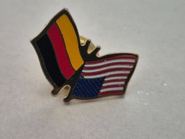 USA - Deutschland  Flaggen    -     Pin