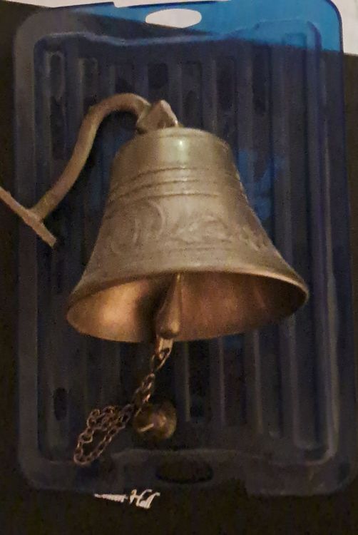 Hexenglocke Mit Besen - Vintage Halloween Türklingel Für Veranda & Garten