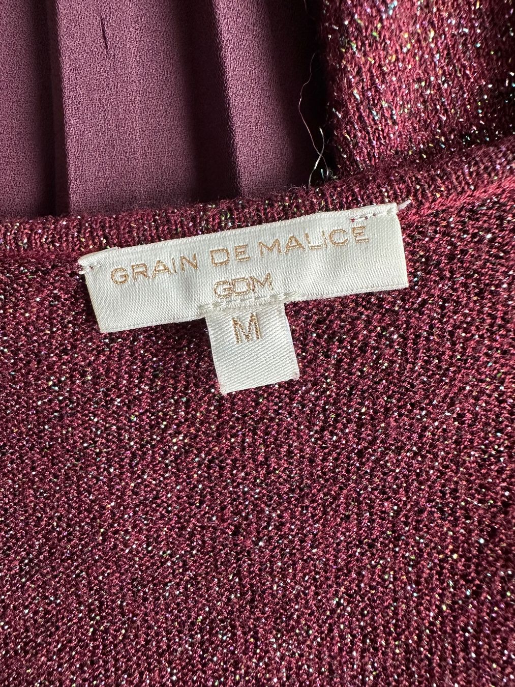 Blusen: TOP Gr M / 38 GRAIN DE MALICE Bluse Tunika festlich – Neu (gemäss Beschreibung) aus Rickenbach b. Wil von sunneschii_ 4
