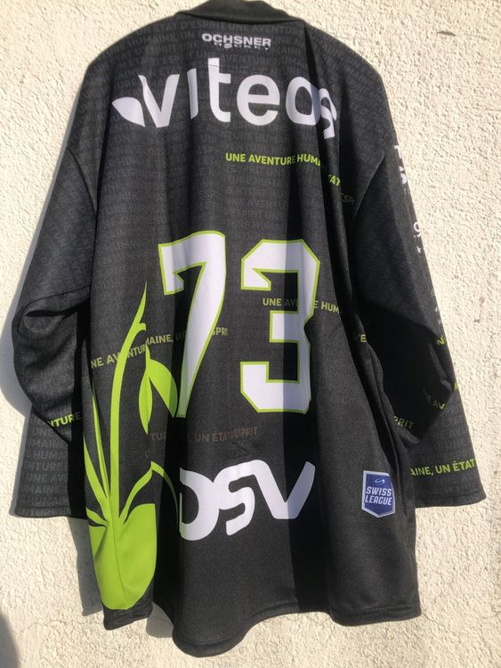 Maillot De Hockey Faucons Noirs Passau Taille XL - Design #73 Koller - Occasion - équipement Glace DEL