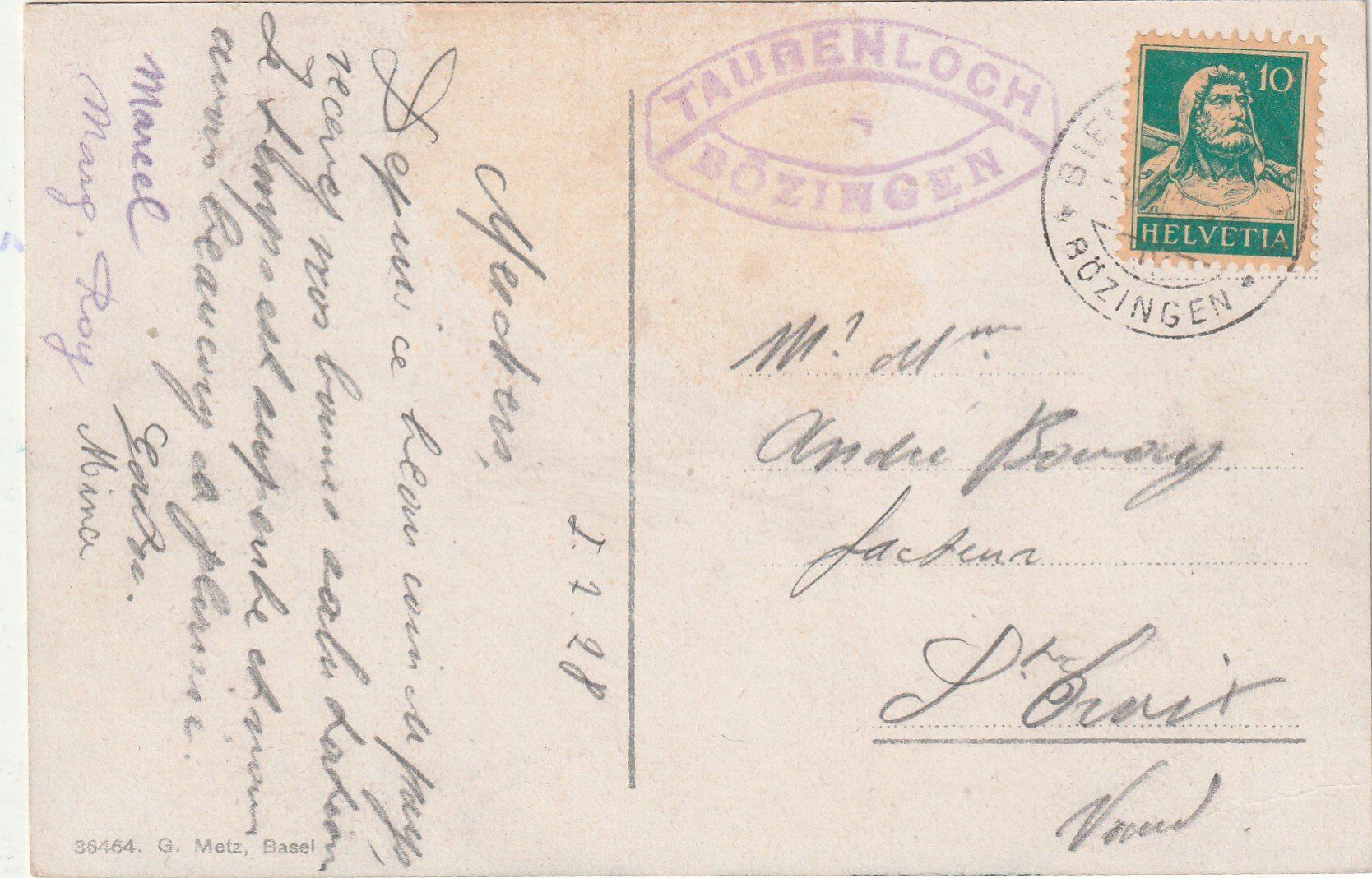 Cartoline postali: Taubenloch Bern – Usato da Lumbrein venduto da made02 1