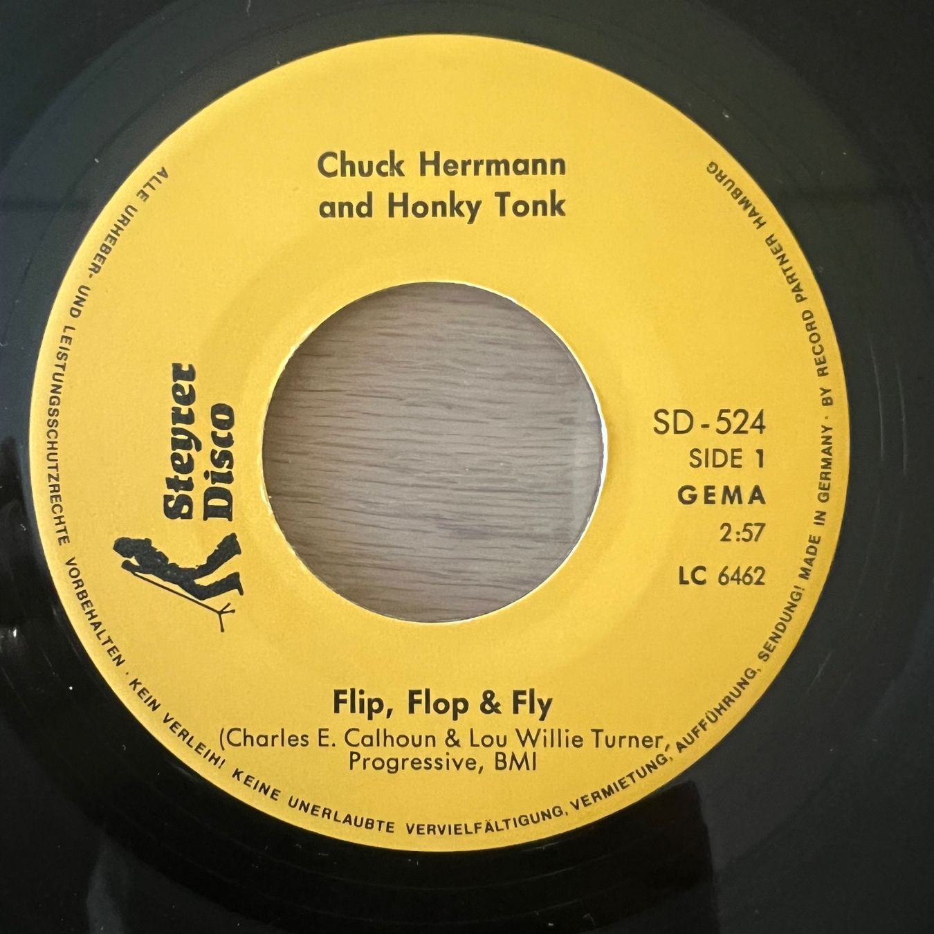 Dischi in vinile: Chuck Herrmann & Honky Tonk - Flip, Flop & Fly / 1. D 1981 – Usato da Gais venduto da soundcave57 1