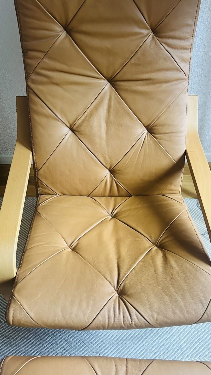 Ikea Poltrone: POÄNG IKEA Sessel mit Hocker – Usato da St.Gallen venduto da eicatcher 2