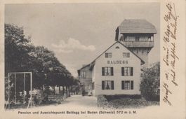 Ansichts-/Postkarte BALDEGG b.Baden 1906