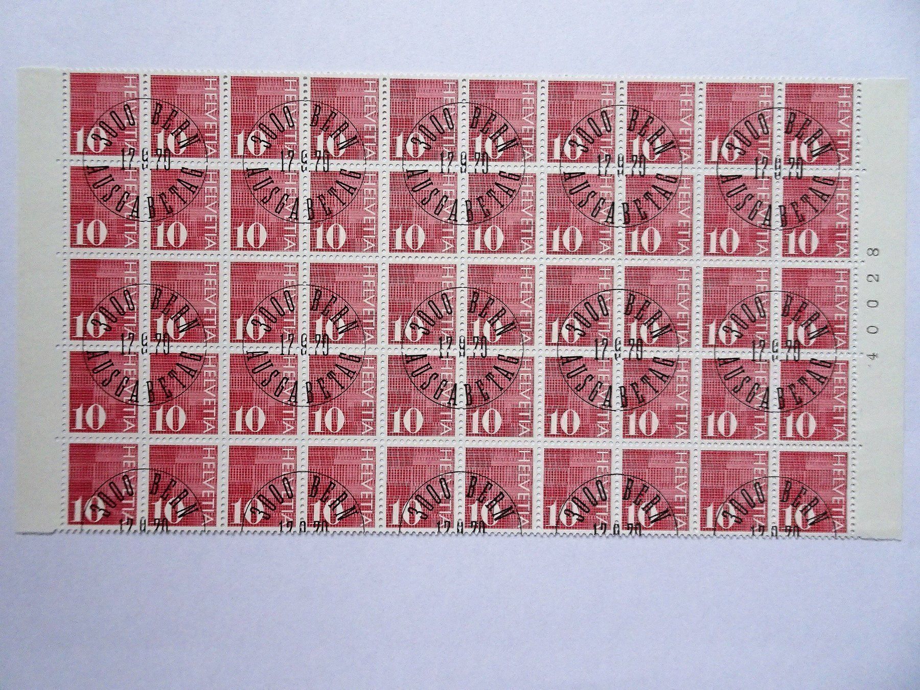 Tutti i francobolli: 1970 Rollenmarken – Nuovo (secondo la descrizione) da Aadorf venduto da Chnorli-Furz