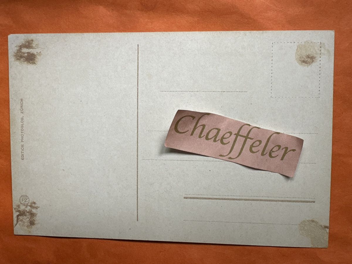 Cartoline postali: o 4261 Luzern Hotel des Balances – Usato da Zürich venduto da Chaeffeler 1