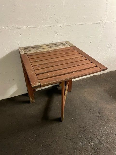 IKEA Garten, Balkontisch, 2 Teilig klappbar, Holz Kaufen auf Ricardo