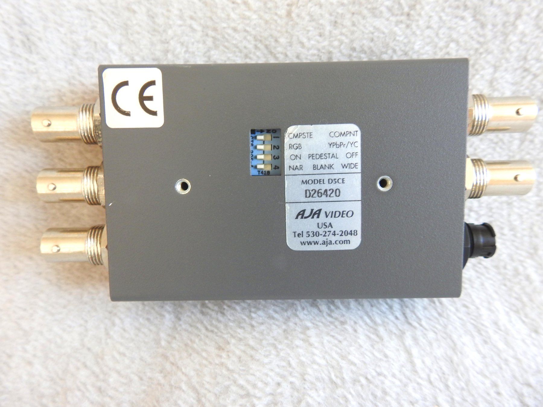 Videocamere: AJA D5CE SDI to Composite Analog Video Converter – Usato da Zürich venduto da Malco0 4