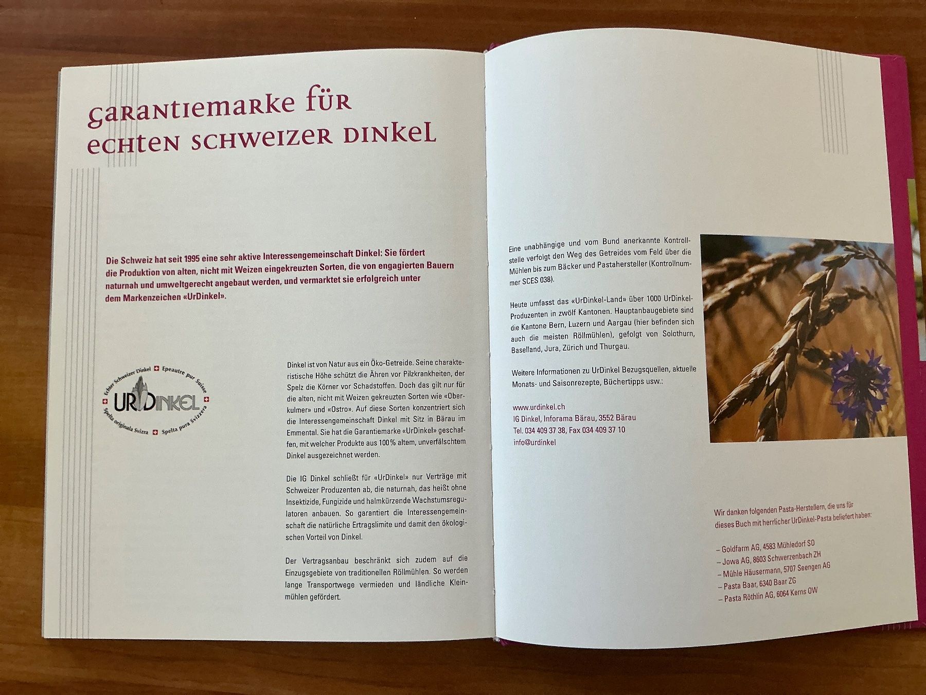 Libri: Dinkel Pasta – Usato da Kirchenthurnen venduto da Gluecksbrief 9