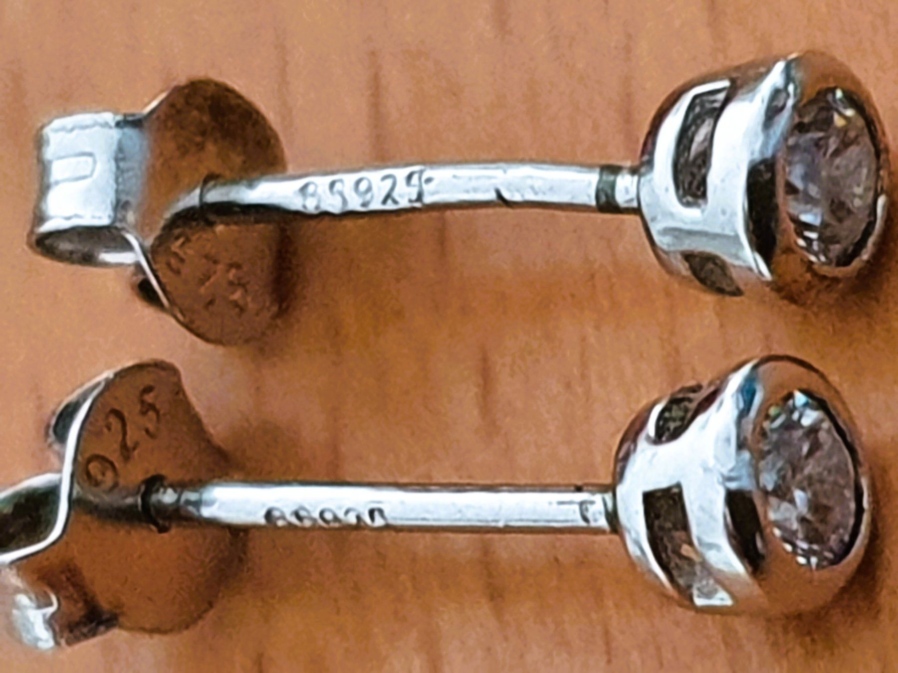 Orecchini pendenti & Orecchini a lobo: 925 SILBER OHRRINGE - OHRCLIPS - OHRSTECKER MIT STEIN – Nuovo (secondo la descrizione) da Brüttisellen venduto da Nighttrain 3